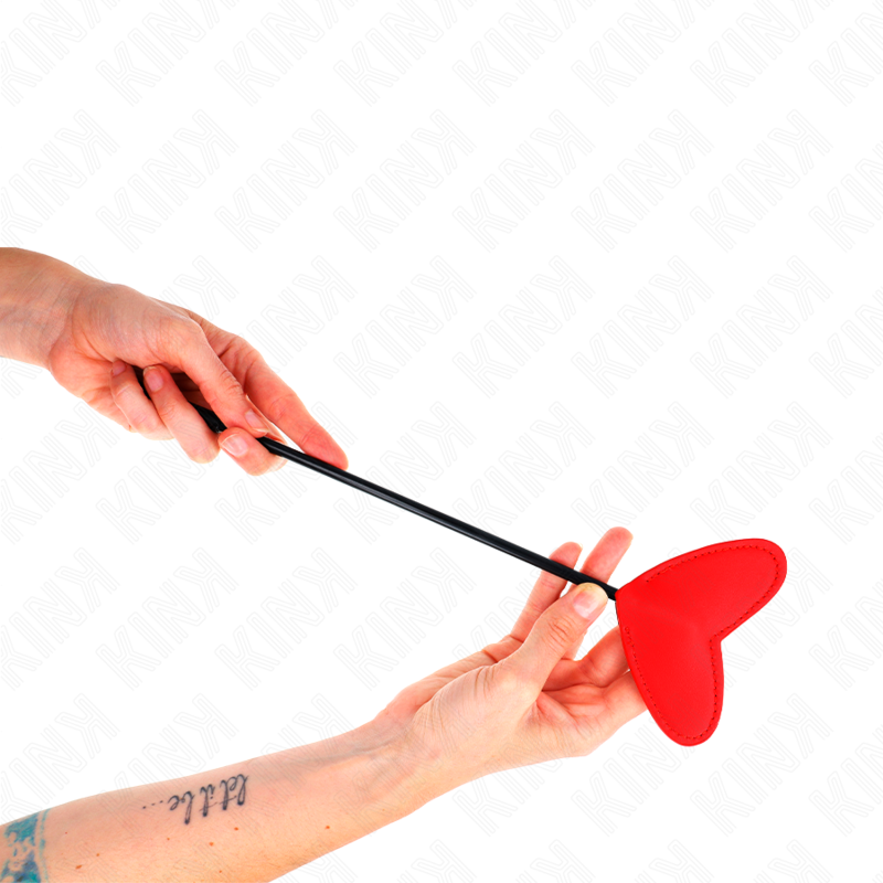 KINK - PALETTE EN FORME DE COEUR ROUGE 33 X 10 CM - 7eme ciel