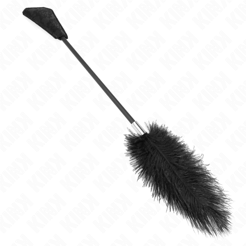 KINK - PLUMES D'AUTRUCHE POUR TICKLE AVEC PALETTE DENTELLE 56 CM - 7eme ciel