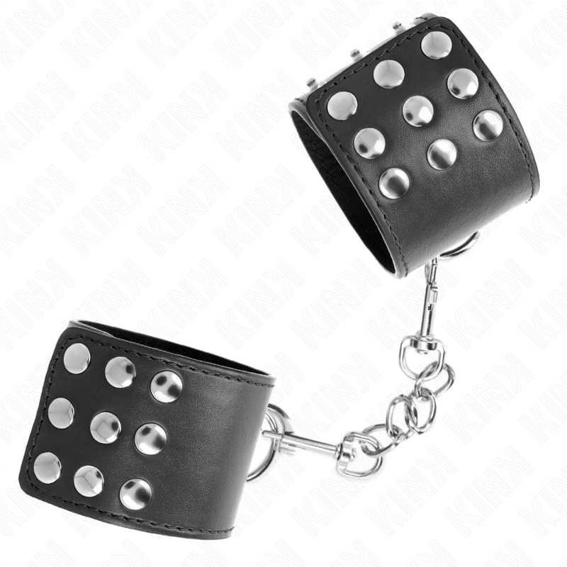 KINK - APPUI-POIGNETS AVEC BOUTON-PRESSION NOIR RÉGLABLE 19-24 CM X 5,5 CM - 7eme ciel