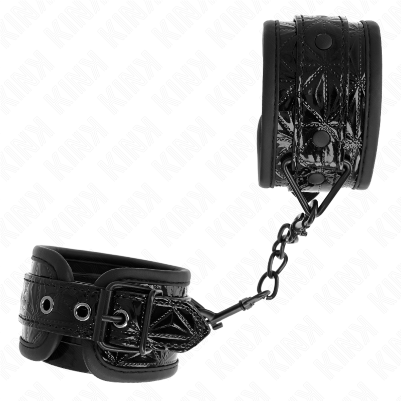 KINK - APPUI-POIGNETS MOTIF DIAMANT NOIR AJUSTABLE 17-26 CM X 5,5 CM - 7eme ciel