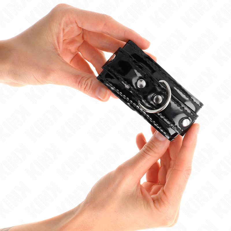 KINK - POIGNETS EN NÉOPRÈNE BRILLANT AJUSTABLES 17-24 CM X 4,5 CM - 7eme ciel