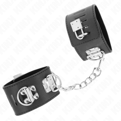 KINK - APPUI-POIGNETS MULTIPOSITIONS AVEC FERMETURE PAR CADENAS NOIR AJUSTABLE 16-23 CM X 5,5 CM - 7eme ciel