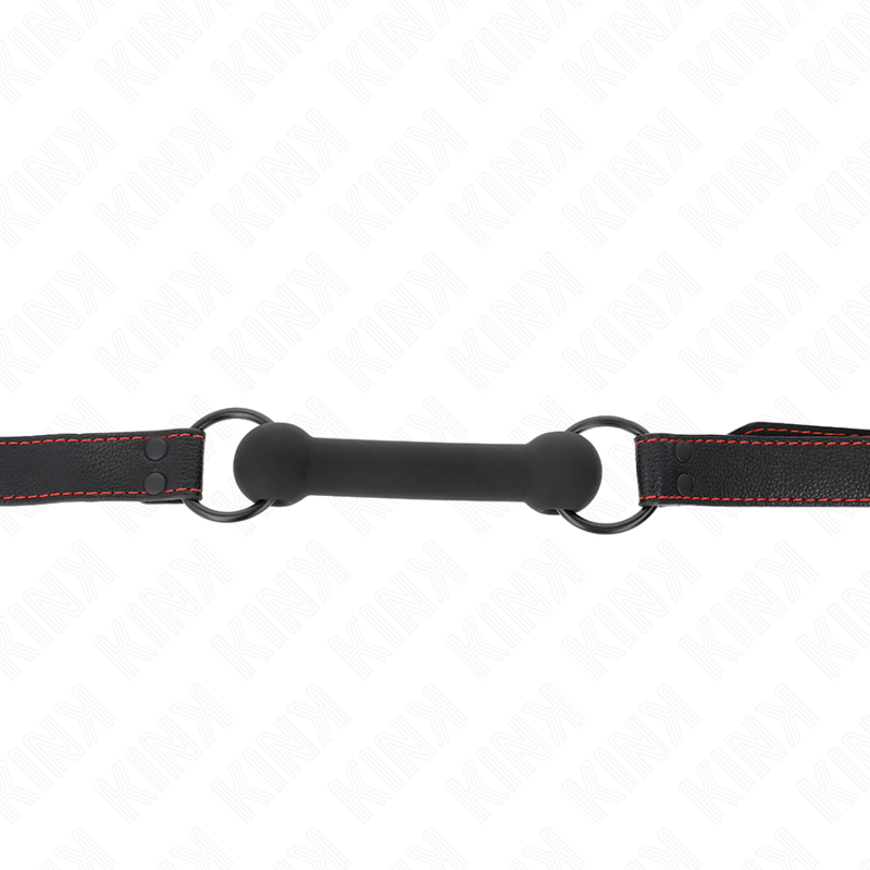 KINK - BONE BAG AVEC SANGLE EN CUIR NOIR AJUSTABLE 41-57 CM - 7eme ciel