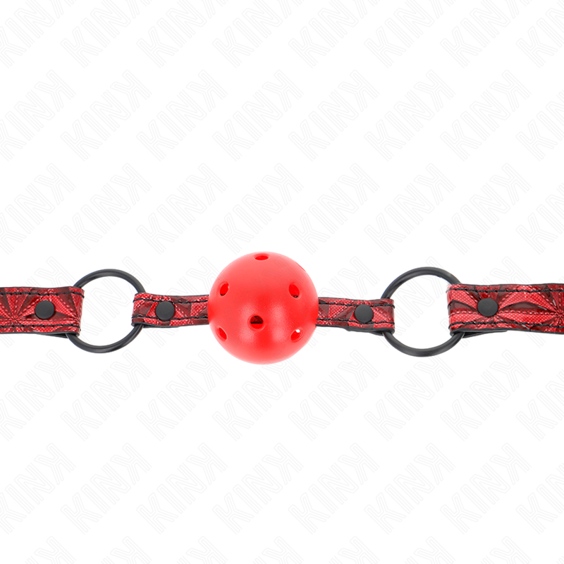 KINK - BOULE MOTIF DIAMANT 4,5 CM GAG MODÈLE 1 64,5 CM RÉGLABLE 42-60 CM - 7eme ciel