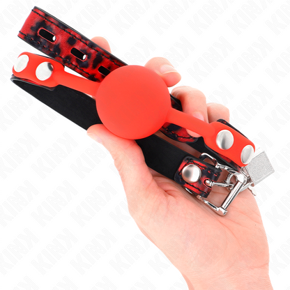 KINK - MODÈLE 2 BILLE EN SILICONE 4 CM BAG AVEC SERRURE 60 x 2 CM - 7eme ciel