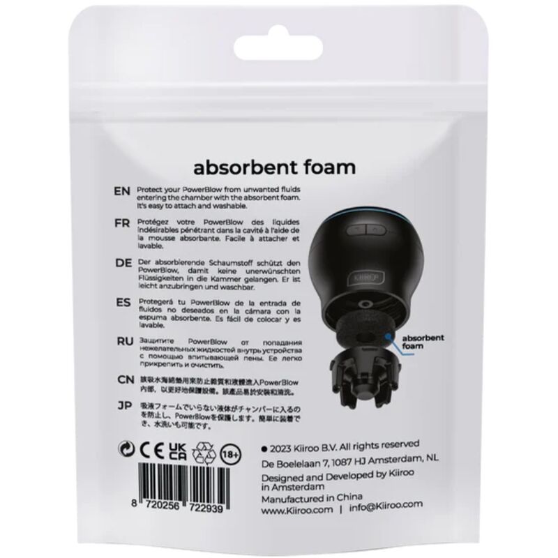 KIIROO - POWER BLOW MOUSSE ABSORBANTE LOT DE 5 - 7eme ciel