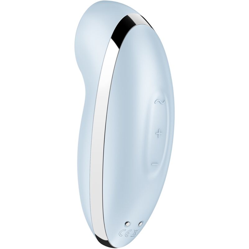 SATISFYER - TAP & CLIMAX 2 VIBRATEUR & STIMULATEUR BLEU - 7eme ciel