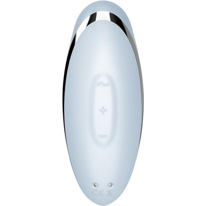 SATISFYER - TAP & CLIMAX 2 VIBRATEUR & STIMULATEUR BLEU - 7eme ciel