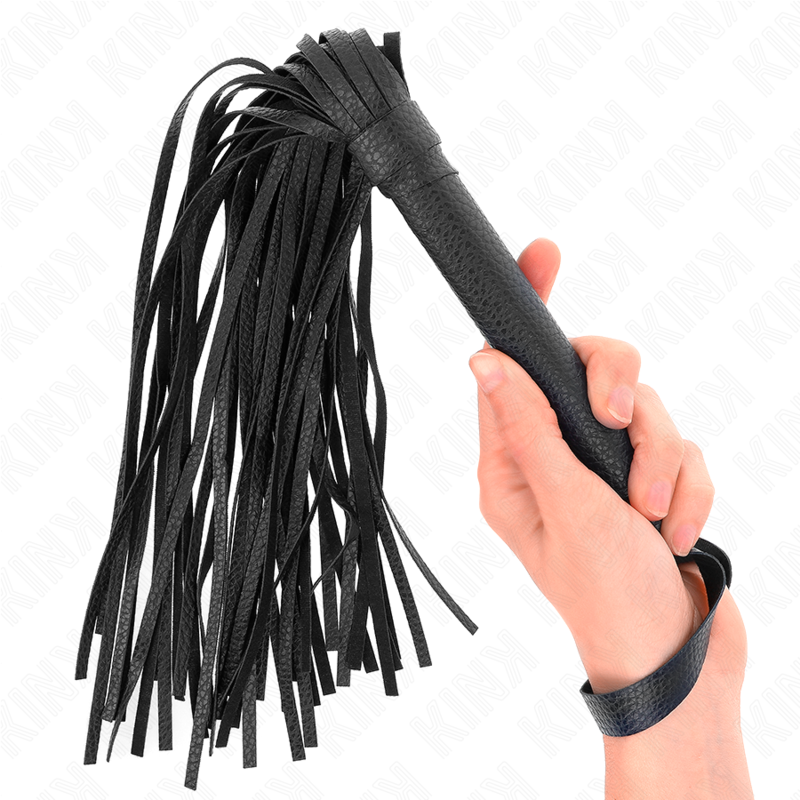 KINK - Fouet à perles bleu foncé 43,5 CM - 7eme ciel