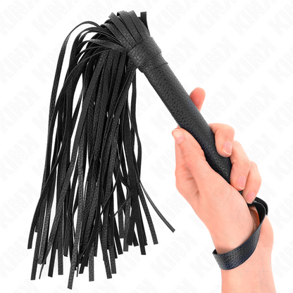 KINK - Fouet à perles bleu foncé 43,5 CM - 7eme ciel