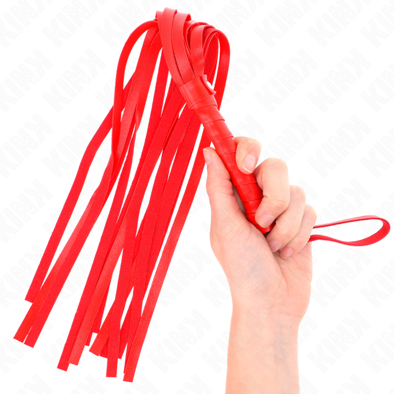 KINK - FOUET SIMPLE ROUGE 45 CM - 7eme ciel