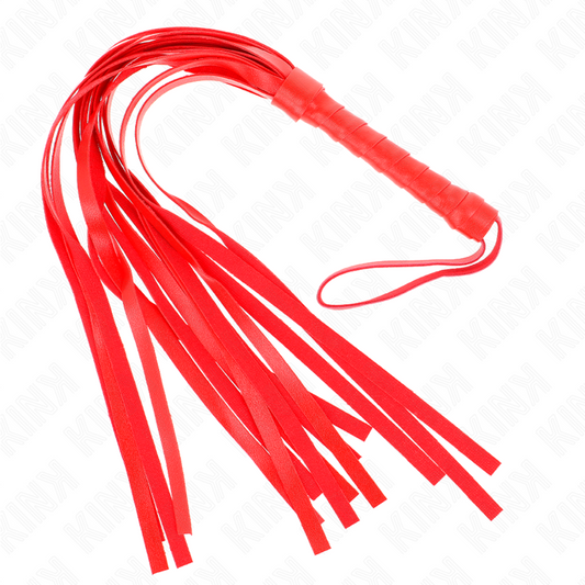 KINK - FOUET SIMPLE ROUGE 45 CM - 7eme ciel