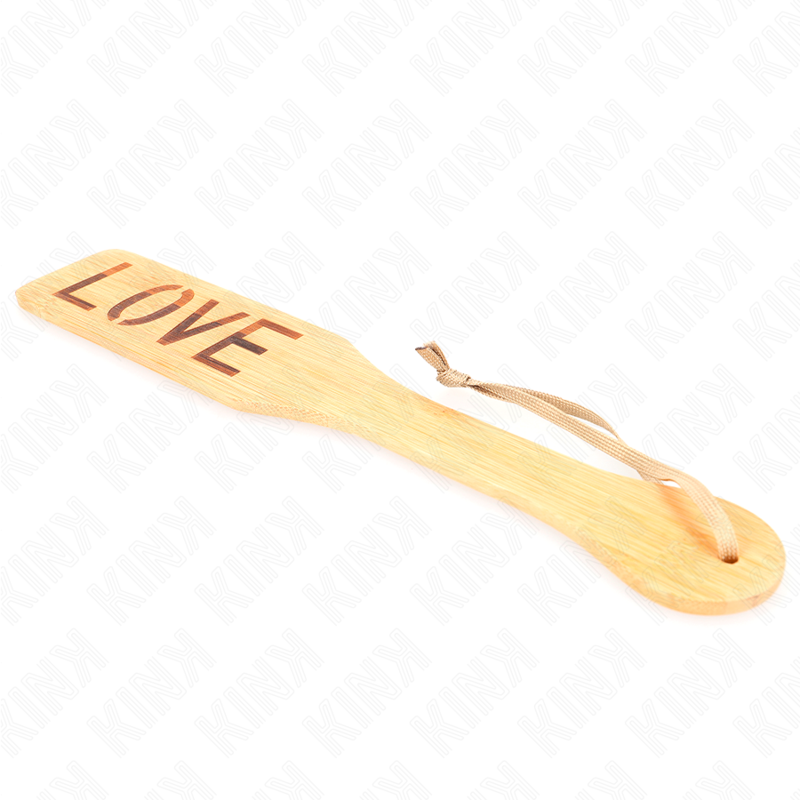 KINK - PALETTE EN BAMBOU MOT AMOUR 32 X 5,5 CM - 7eme ciel