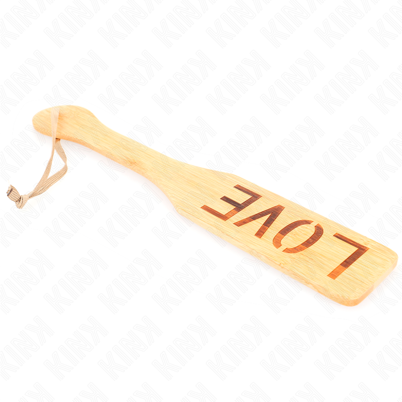 KINK - PALETTE EN BAMBOU MOT AMOUR 32 X 5,5 CM - 7eme ciel
