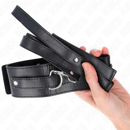 KINK - COLLIER AVEC CEINTURE 116 CM MODÈLE 1 RÉGLABLE 36-43 CM X 5 CM - 7eme ciel