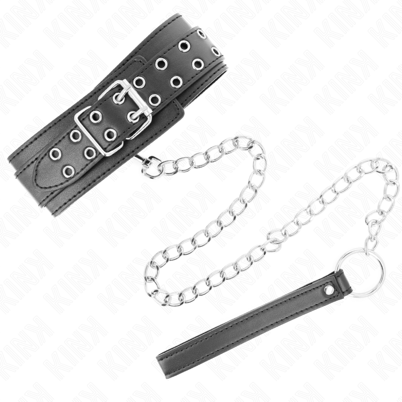 KINK - COLLIER AVEC BRACELET 65 CM BOUCLES ARGENT RÉGLABLES 33-46 CM X 5,5 CM - 7eme ciel