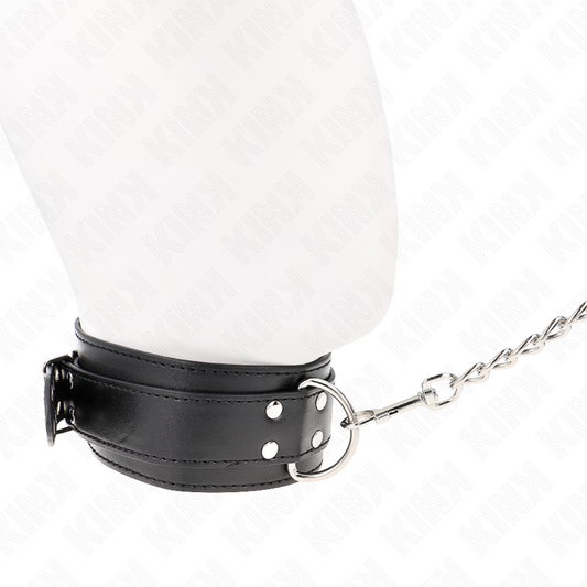 KINK - COLLIER AVEC BRACELET 65 CM BOUCLES ARGENT RÉGLABLES 33-46 CM X 5,5 CM - 7eme ciel