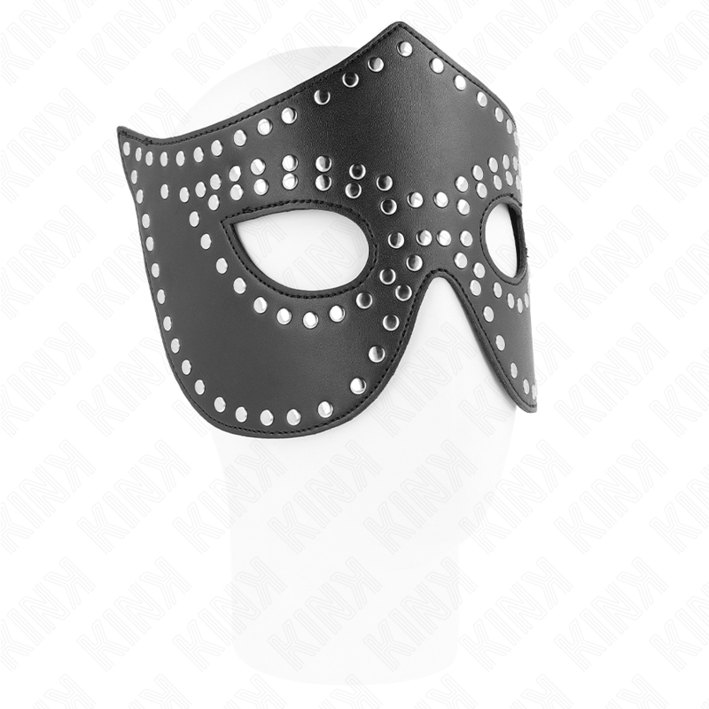KINK - MASQUE EN CUIRETTE À RIVETS MODÈLE 2 30 x 12 CM - 7eme ciel