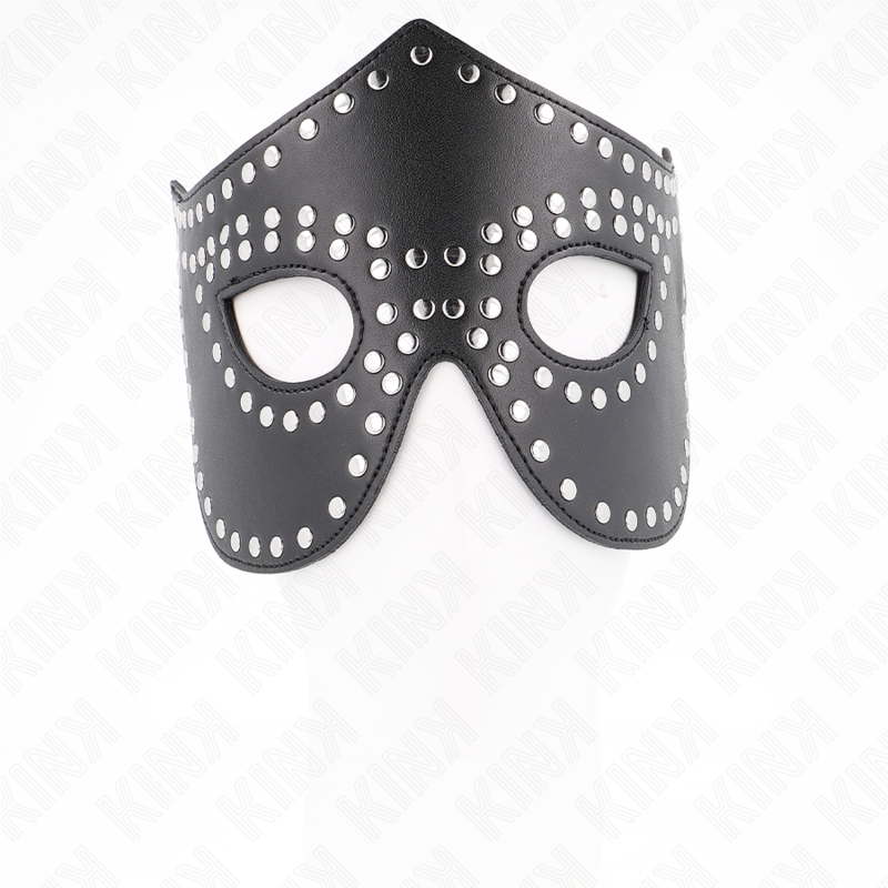 KINK - MASQUE EN CUIRETTE À RIVETS MODÈLE 2 30 x 12 CM - 7eme ciel