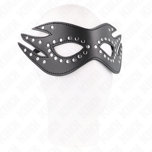 KINK - MASQUE EN CUIRETTE À RIVETS MODÈLE 3 26 x 9,5 CM - 7eme ciel