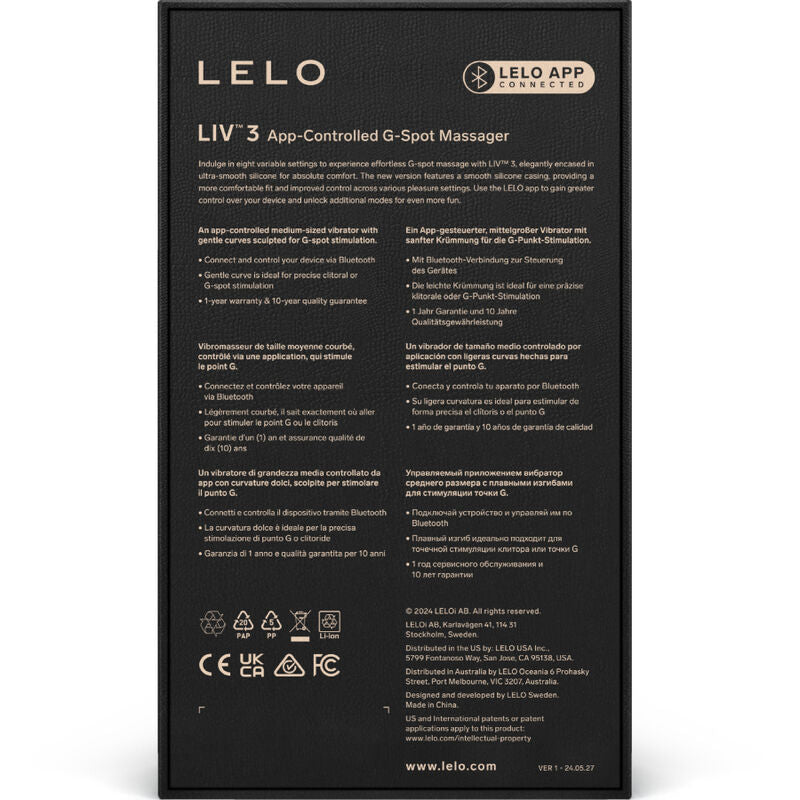 LELO - LIV™ 3 STIMULATEUR POINT G VIOLET - 7eme ciel