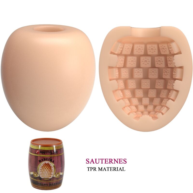 PRETTY LOVE - MASTURBATEUR POUR HOMME MODÈLE CHAIR D'OEUF 2 - 7eme ciel