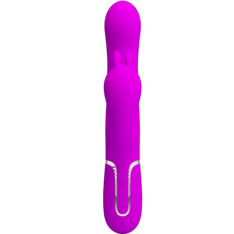 PRETTY LOVE - CAMMY TRIPLE VIBRATEUR MULTIFONCTION 4 EN 1 ROSE - 7eme ciel