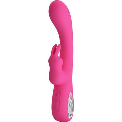 PRETTY LOVE - VIBRATEUR NOVAK RABBIT 12 VIBRATIONS ROSE - 7eme ciel