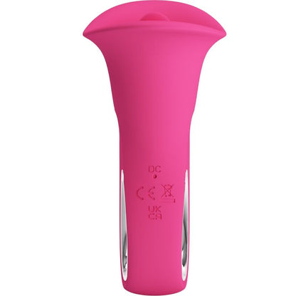 PRETTY LOVE - CLYDE VIBRATEUR ORAL LANGUE VIBRANTE 12 VIBRATIONS ROSE - 7eme ciel