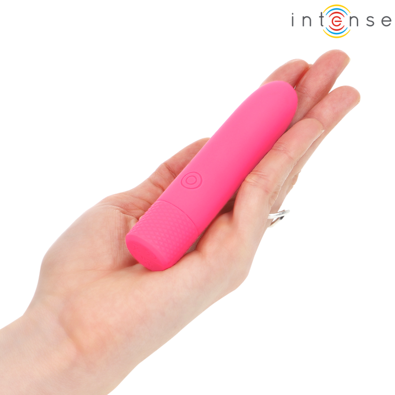 INTENSE - SYMONE BULLET VIBRANT RECHARGEABLE USB 8 VIBRATIONS ROSE 10 X 2,2 CM - 7eme ciel