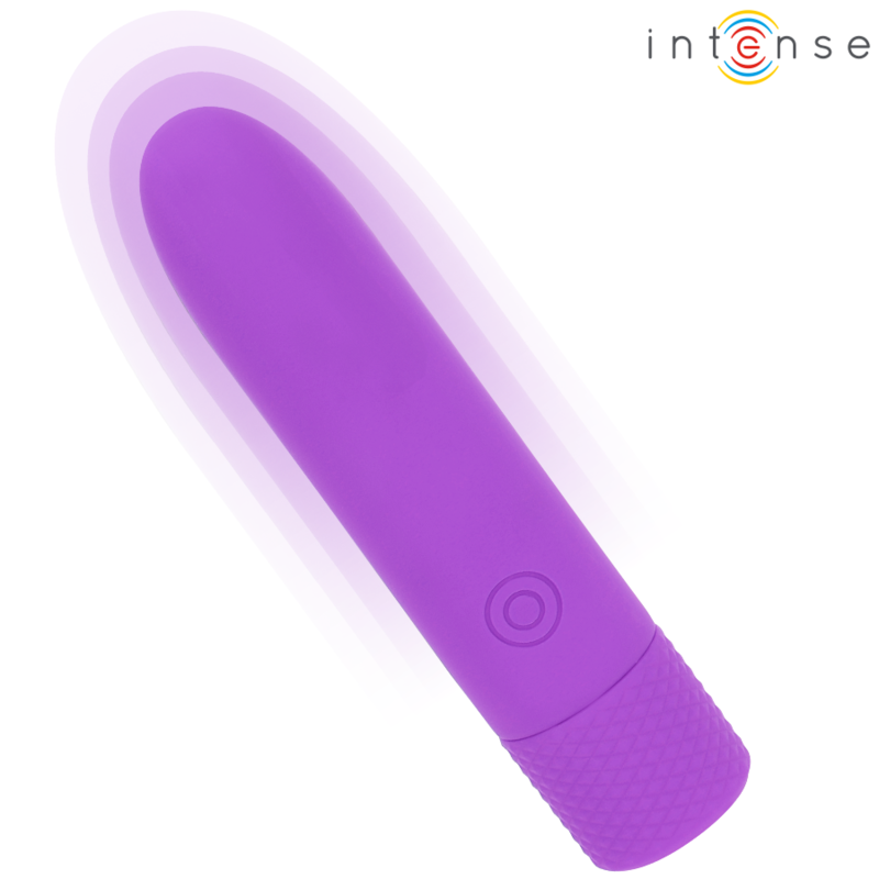 INTENSE - SYMONE BULLET VIBRANT RECHARGEABLE USB 8 VIBRATIONS VIOLET 10 X 2,2 CM - 7eme ciel