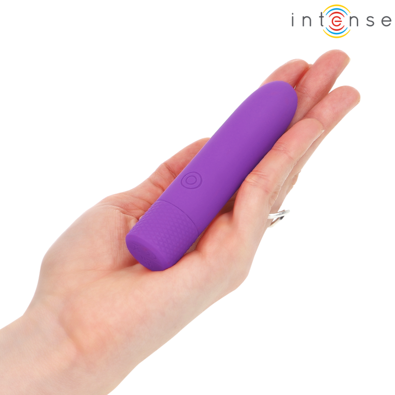 INTENSE - SYMONE BULLET VIBRANT RECHARGEABLE USB 8 VIBRATIONS VIOLET 10 X 2,2 CM - 7eme ciel