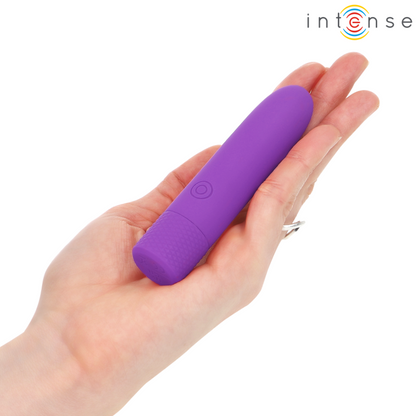 INTENSE - SYMONE BULLET VIBRANT RECHARGEABLE USB 8 VIBRATIONS VIOLET 10 X 2,2 CM - 7eme ciel
