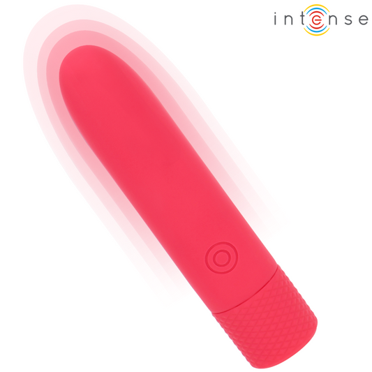 INTENSE - SYMONE BULLET VIBRANT RECHARGEABLE USB 8 VIBRATIONS ROUGE 10 X 2,2 CM - 7eme ciel