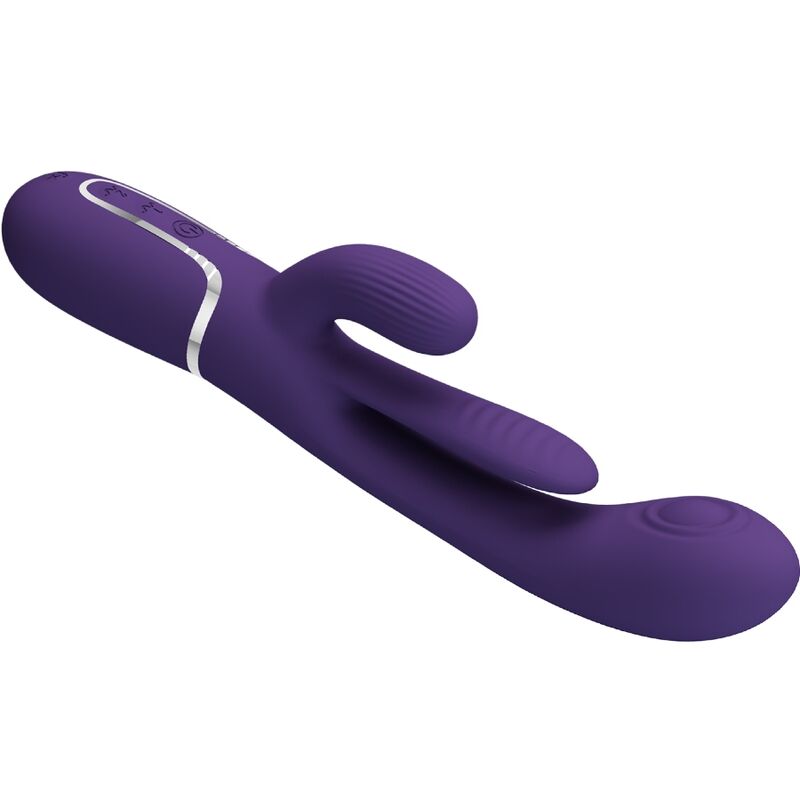 PRETTY LOVE - SHANIA TRIPLE RABBIT VIBRATEUR MULTIFONCTION VIOLET - 7eme ciel