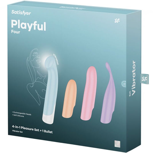 SATISFYER - VIBRATEUR PROGRAMME 12 VIBRATIONS G-SPOT WAVE 4 GRIS FONCÉ - 7eme ciel