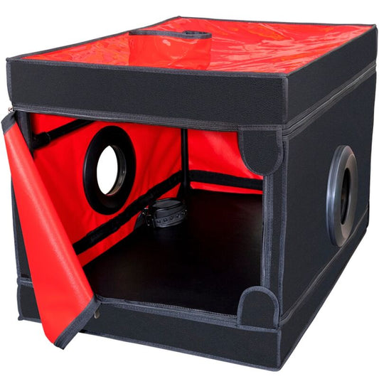 SECRET DOME - KINK CLUB LA NICHE CABINE NOIR ET ROUGE - 7eme ciel
