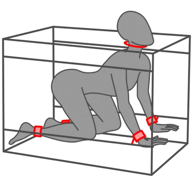 SECRET DOME - KINK CLUB LA NICHE CABINE NOIR ET ROUGE - 7eme ciel