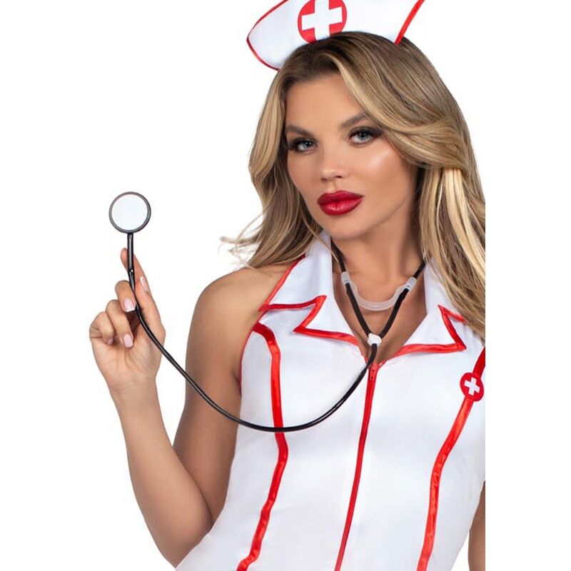 LEG AVENUE - COSTUME D'INFIRMIÈRE EN CHEF BLANC M/L - 7eme ciel