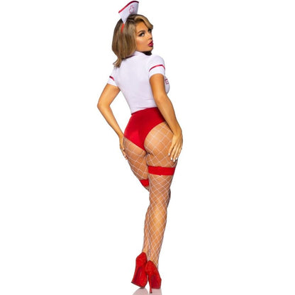 LEG AVENUE - COSTUME INFIRMIÈRE SEXY ROUGE/BLANC M - 7eme ciel