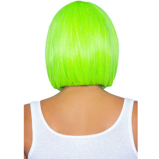 LEG AVENUE - PERRUQUE BOB FLUORESCENTE VERT FLUO - 7eme ciel