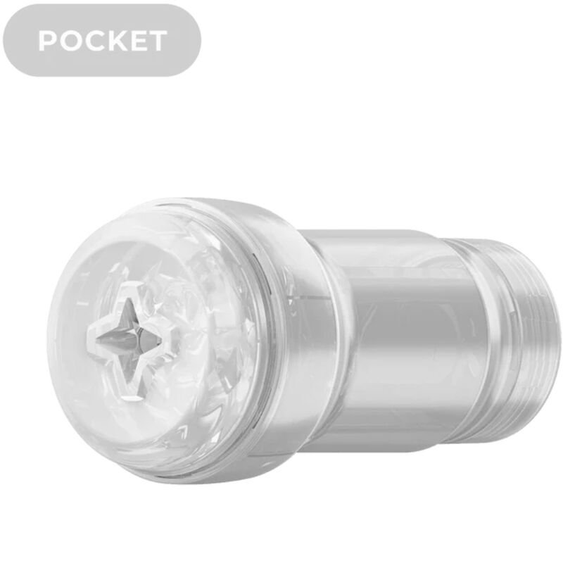 KIIROO - FEEL POCKET STROKER CRISTAL PAR KIIROO TRANSPARENT - 7eme ciel