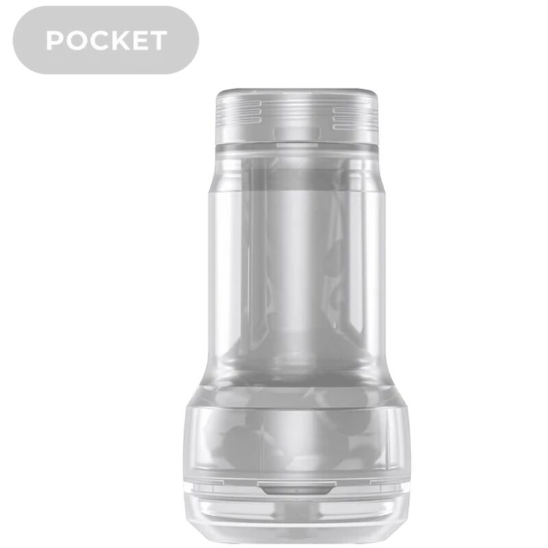 KIIROO - FEEL POCKET STROKER CRISTAL PAR KIIROO TRANSPARENT - 7eme ciel