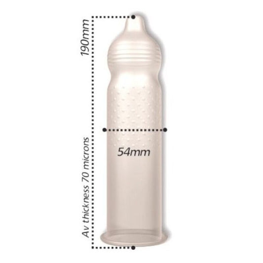 PASANTE - PRÉSERVATIFS INTENSITÉ RIBS & DOTS 144 UNITÉS