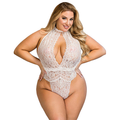 SUBBLIME - 953867 BODY DENTELLE BLANC L/XL - 7eme ciel