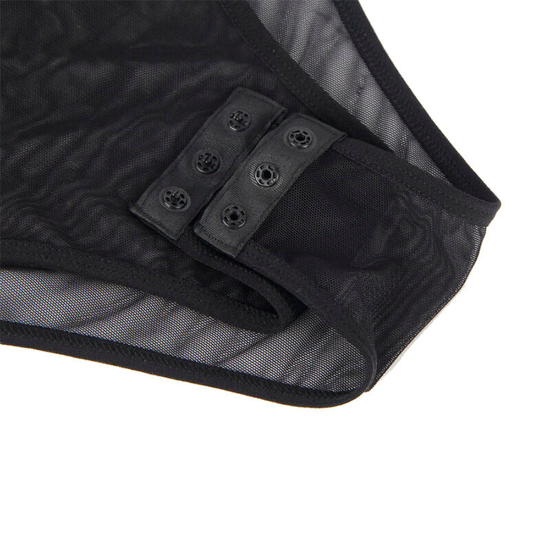 SUBBLIME - 954055 BODY SEXY EN DENTELLE NOIR S/M - 7eme ciel