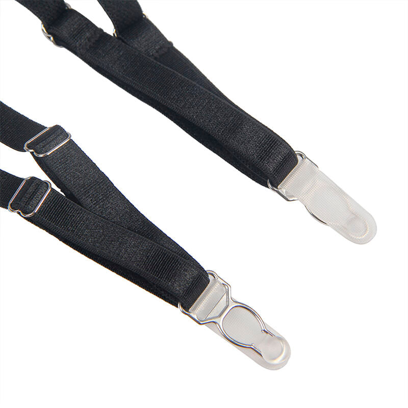 SUBBLIME - 954154 BODY AVEC PORTE-JARRETELLES NOIR L/XL - 7eme ciel