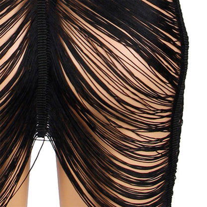 SUBBLIME - 954222 ROBE À BRETELLES + STRING NOIR S/M - 7eme ciel