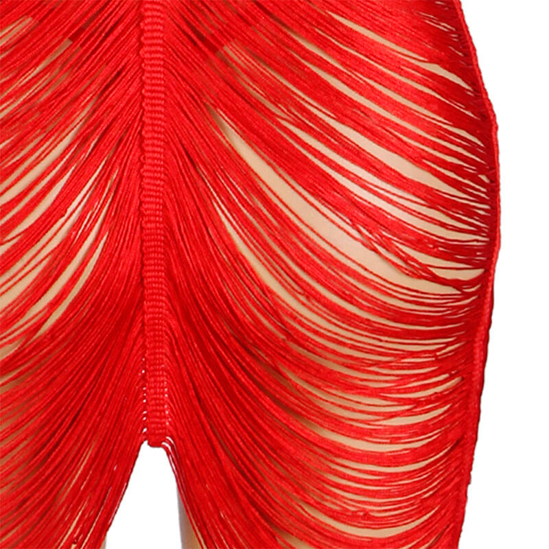 SUBBLIME - 954246 ROBE À BRETELLES + STRING ROUGE S/M - 7eme ciel