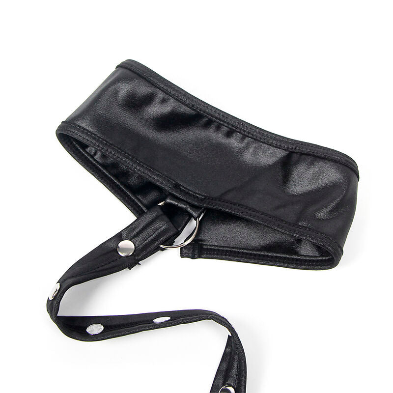 SUBBLIME - 954406 ROBE BONDAGE EN CUIR NOIR S/M - 7eme ciel